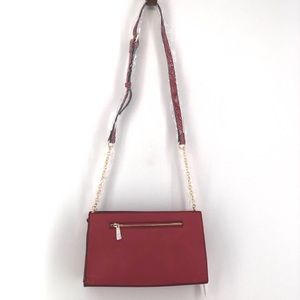 Sole Society Salsa Red Vegan Leather Crossbody